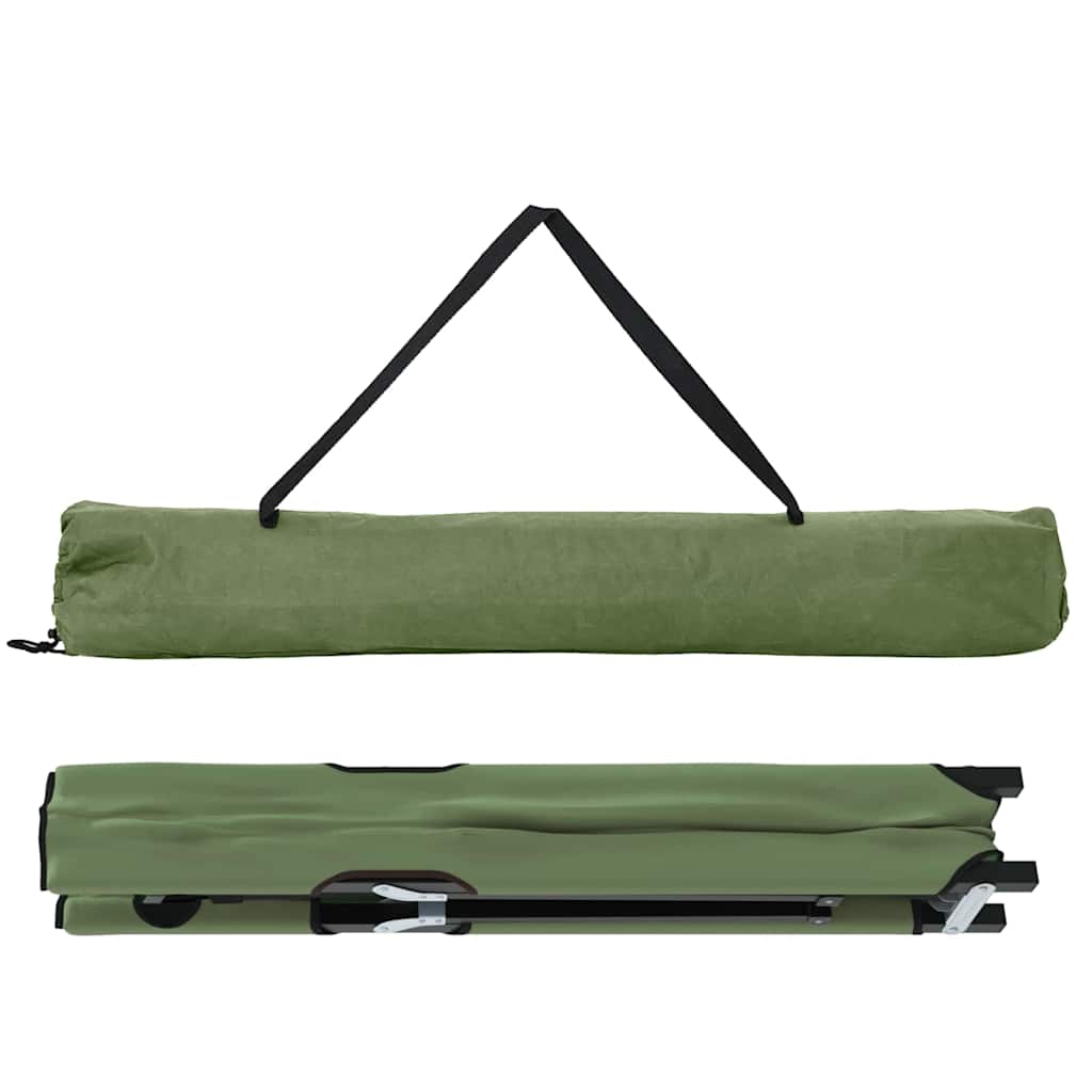Klapp Schlafbett fürs Camping Grün 206 x 76 x 74 cm