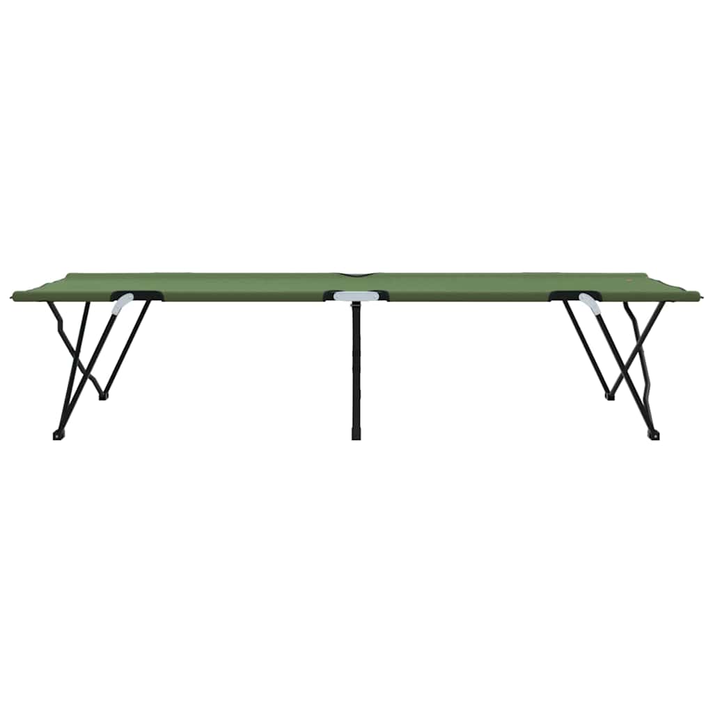 Klapp Schlafbett fürs Camping Grün 206 x 76 x 74 cm