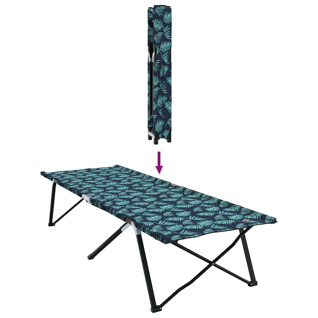 Klapp Schlafbett fürs Camping Blatt Wald 206 x 76 x 74 cm