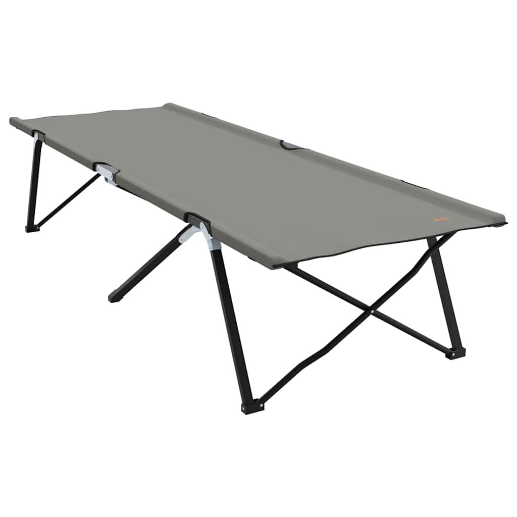 Klapp Schlafbett fürs Camping 2 stk. Grau 206 x 76 x 74 cm