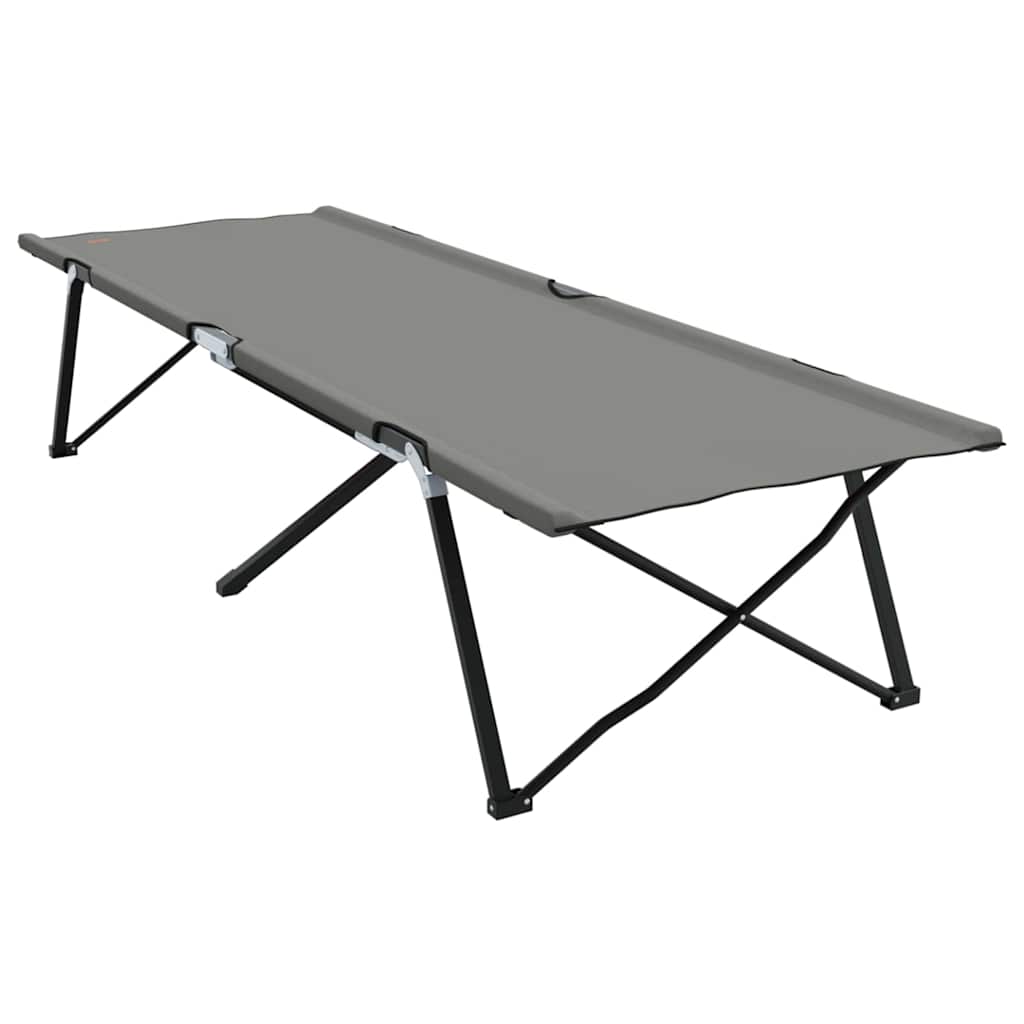 Klapp Schlafbett fürs Camping 2 stk. Grau 206 x 76 x 74 cm