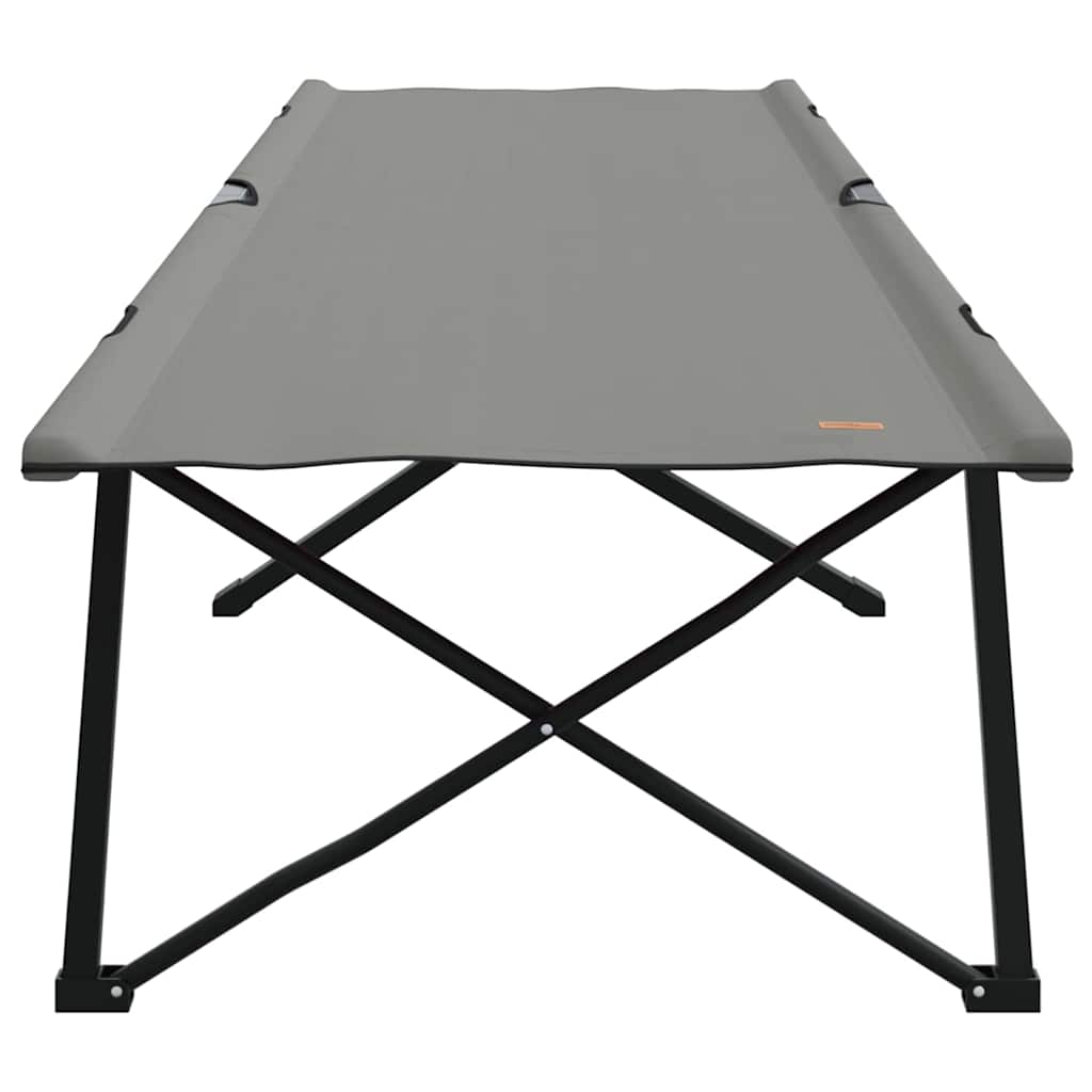 Klapp Schlafbett fürs Camping 2 stk. Grau 206 x 76 x 74 cm