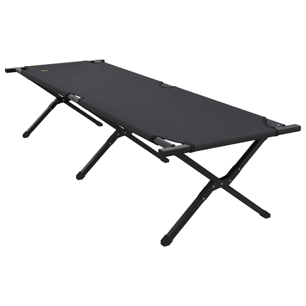 Klapp Schlafbett fürs Camping Schwarz 193 x 69 x 45 cm
