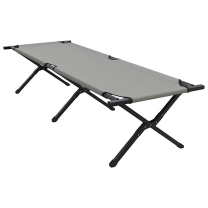 Klapp Schlafbett fürs Camping Grau 193 x 69 x 45 cm