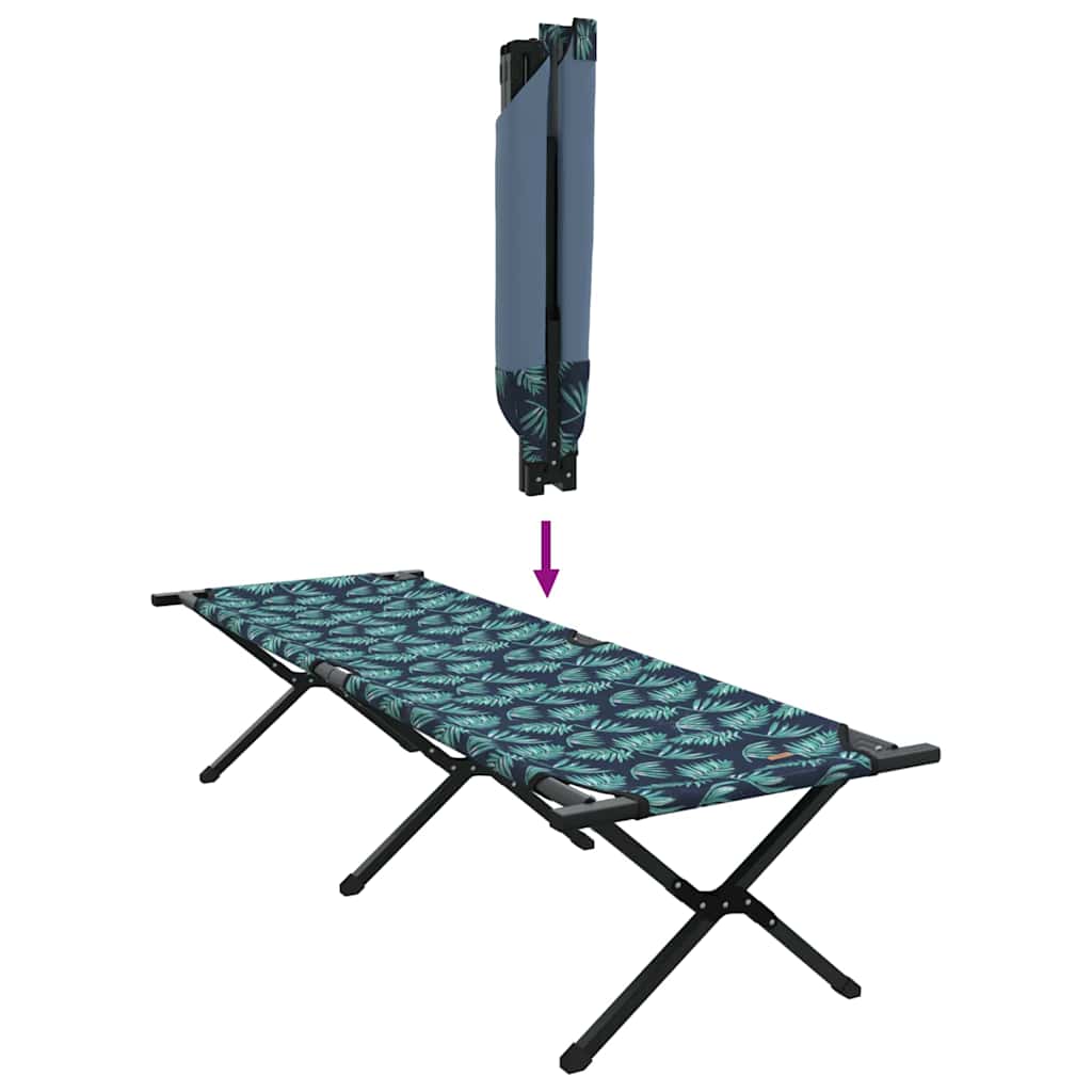 Klapp Schlafbett fürs Camping Blatt Wald 193 x 69 x 45 cm