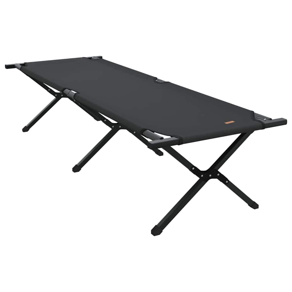 Klapp Schlafbett fürs Camping 2 stk. Schwarz 193 x 69 x 45 cm