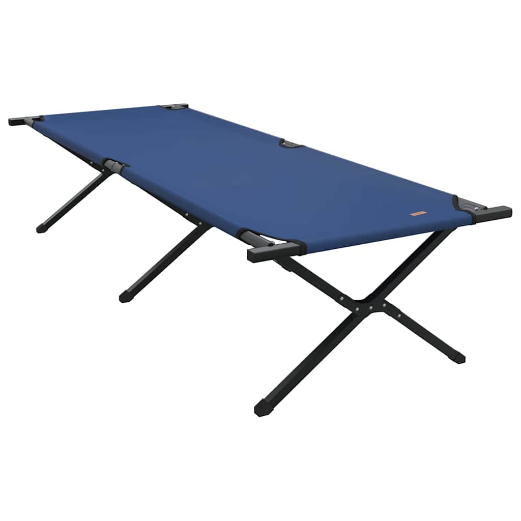 Klapp Schlafbett fürs Camping Blau 210 x 80 x 46 cm