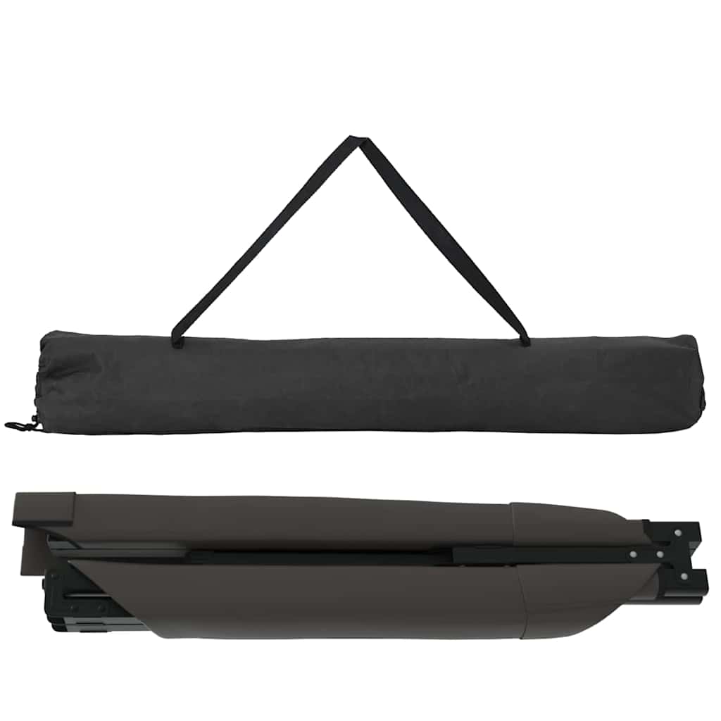 Klapp Schlafbett fürs Camping Schwarz 210 x 80 x 46 cm