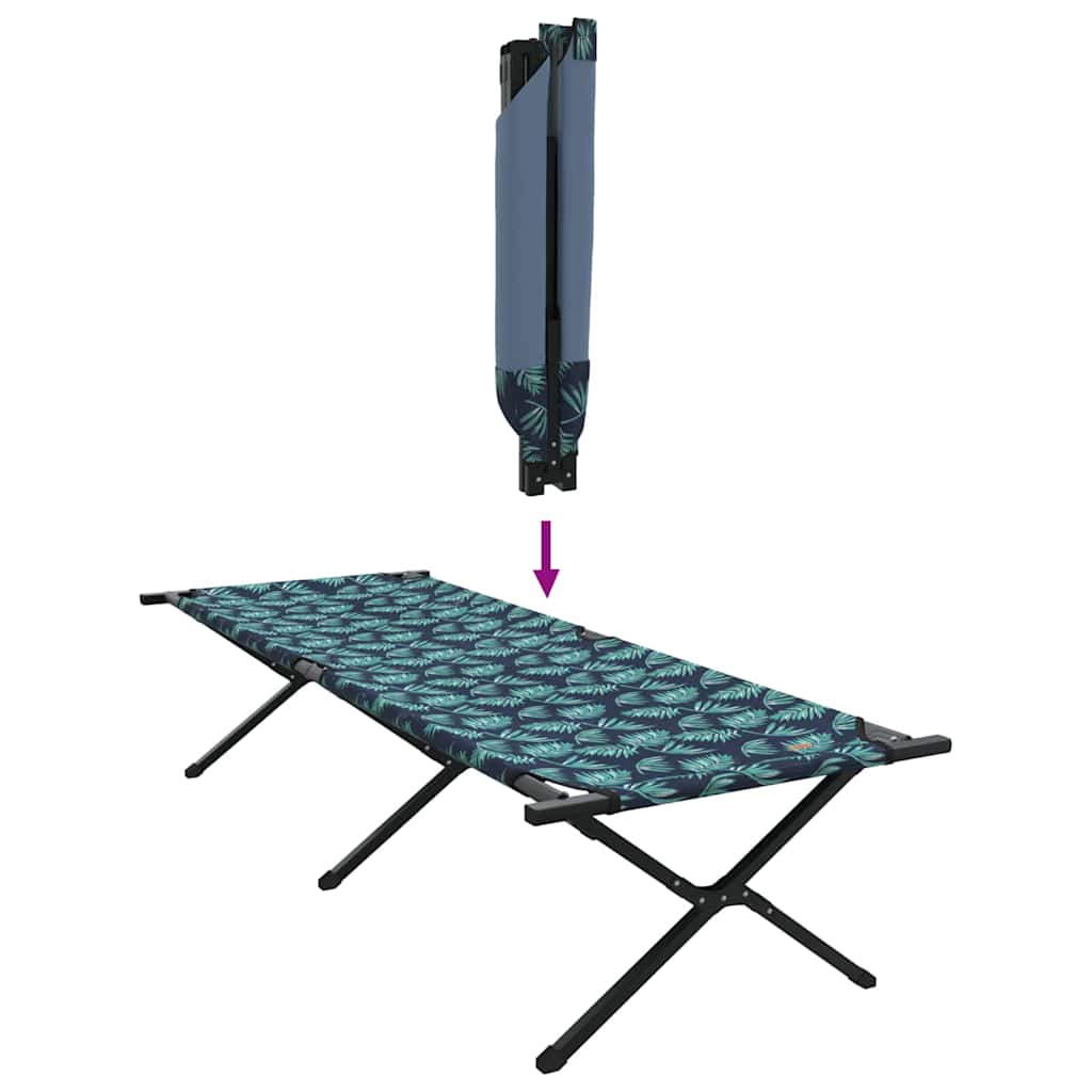Klapp Schlafbett fürs Camping Blatt Wald 210 x 80 x 46 cm