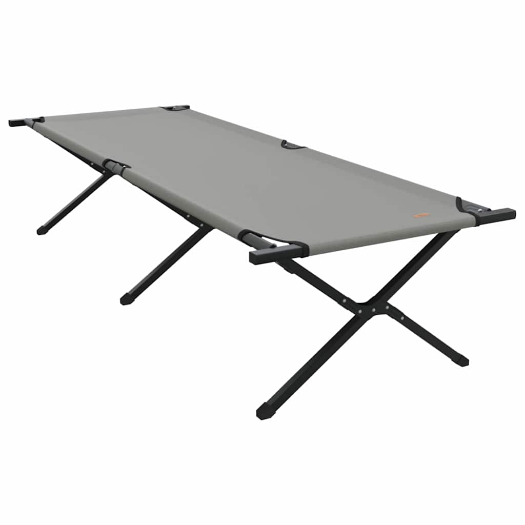 Klapp Schlafbett fürs Camping 2 stk. Grau 210 x 80 x 46 cm