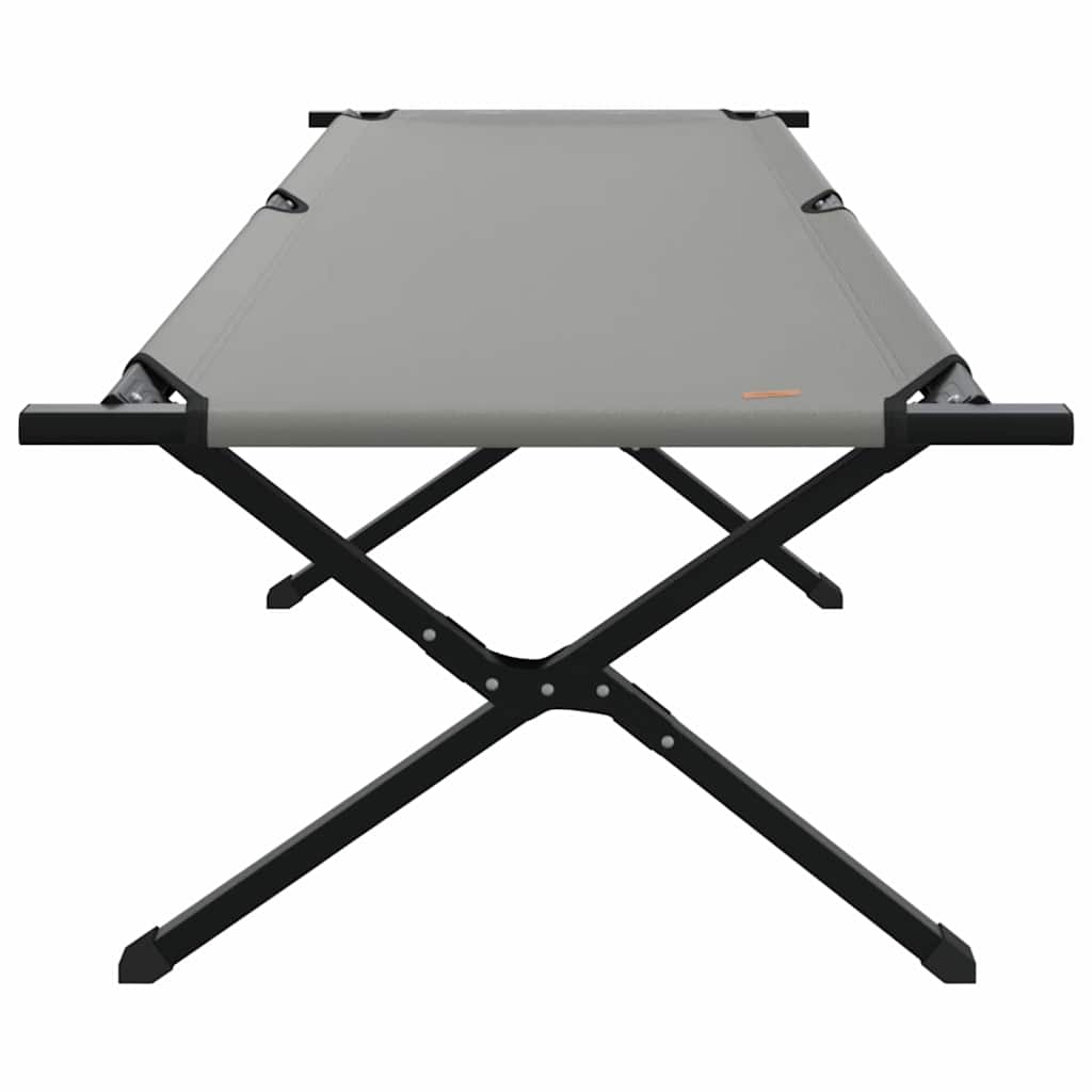 Klapp Schlafbett fürs Camping 2 stk. Grau 210 x 80 x 46 cm