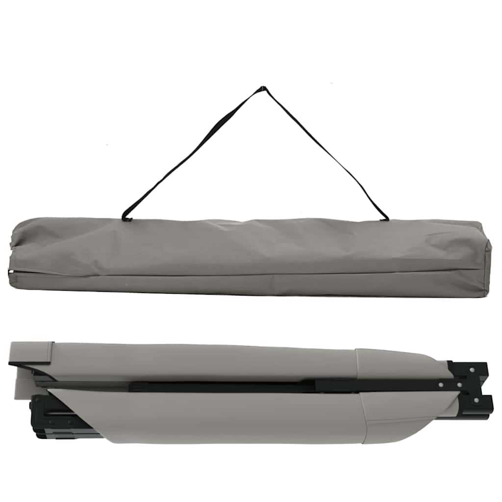 Klapp Schlafbett fürs Camping 2 stk. Grau 210 x 80 x 46 cm