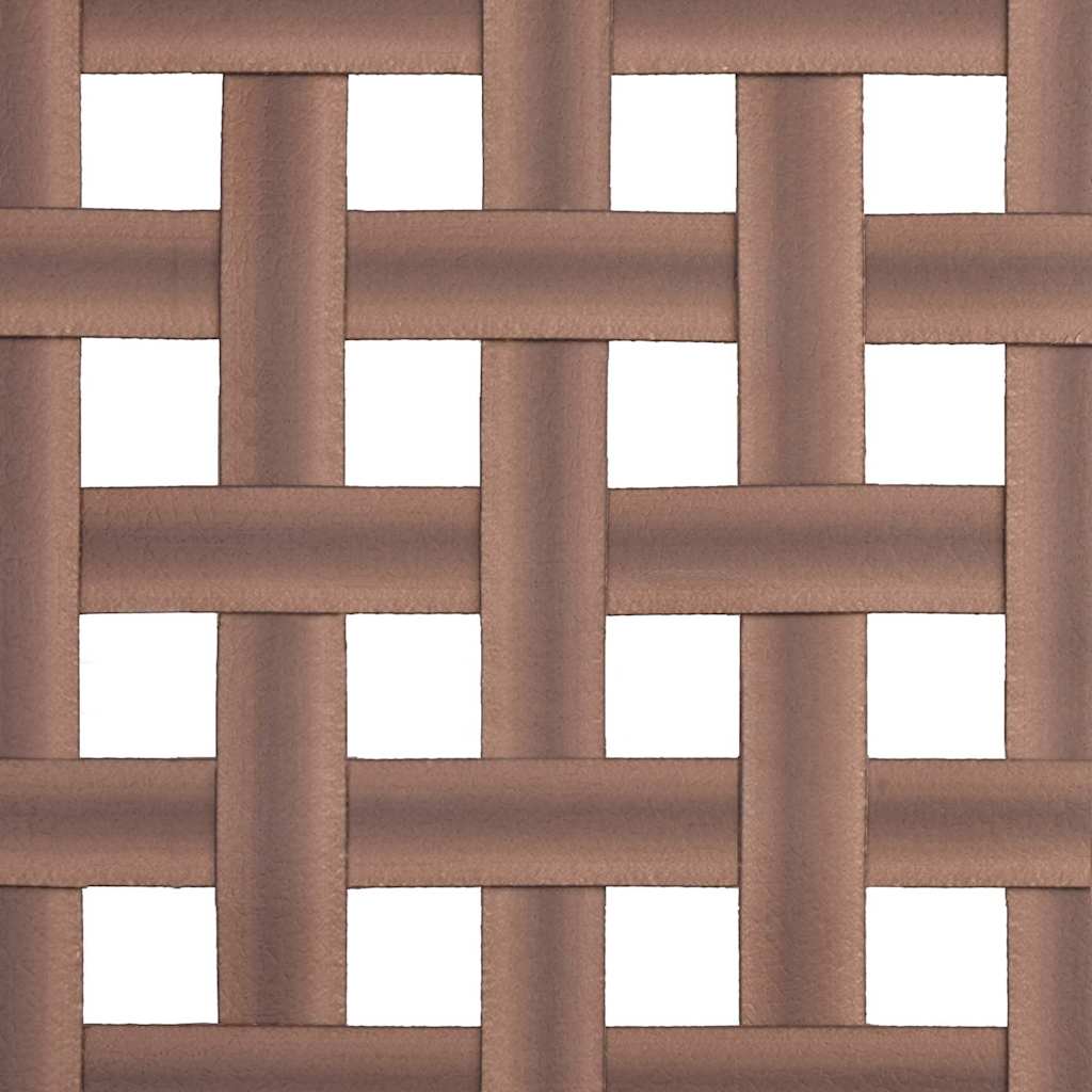 Gartenstuhl 2 stk. Braun Poly-Rattan