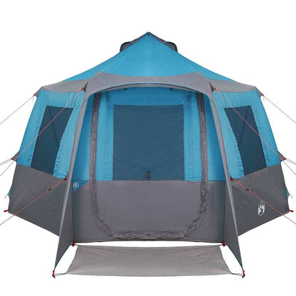 Kabine Zelt 12-Personen 10 Personen Blau und Grau