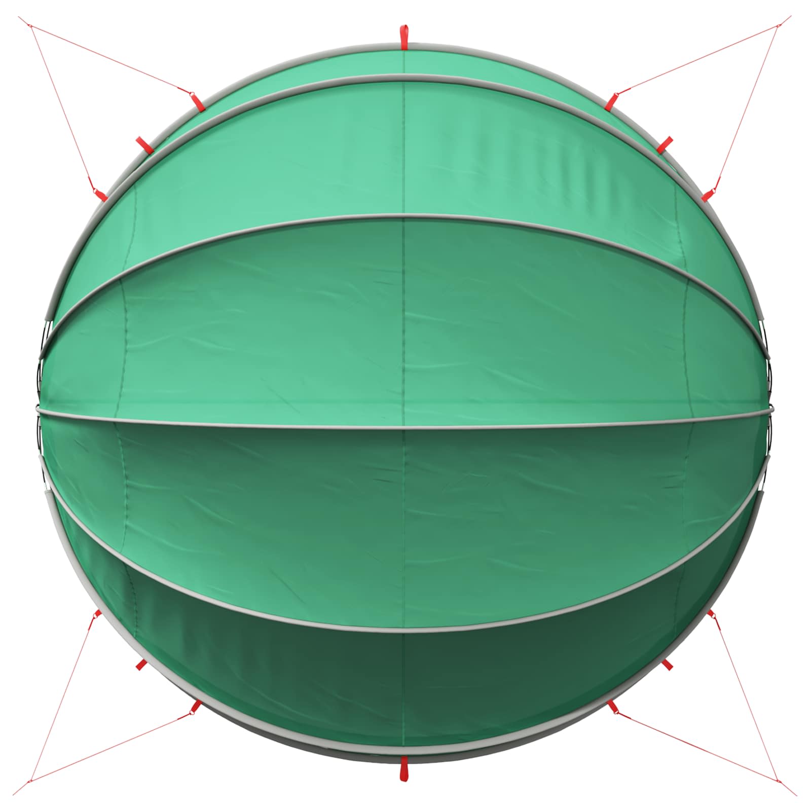 Pool-Dome 500 x 500 x 236 cm 185T Polyester mit PU-Beschichtung
