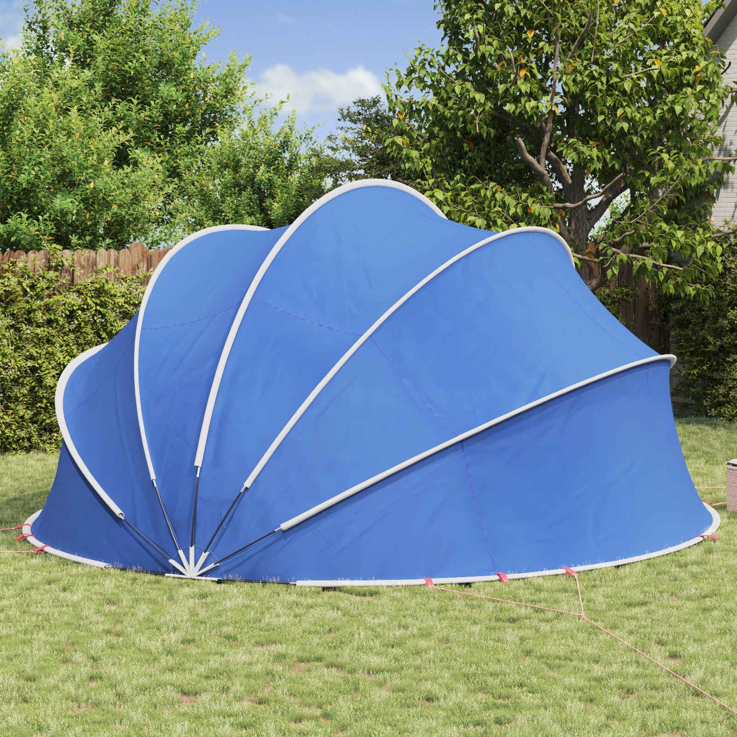 Pool-Dome 546 x 516 x 250 cm 185T Polyester mit PU-Beschichtung
