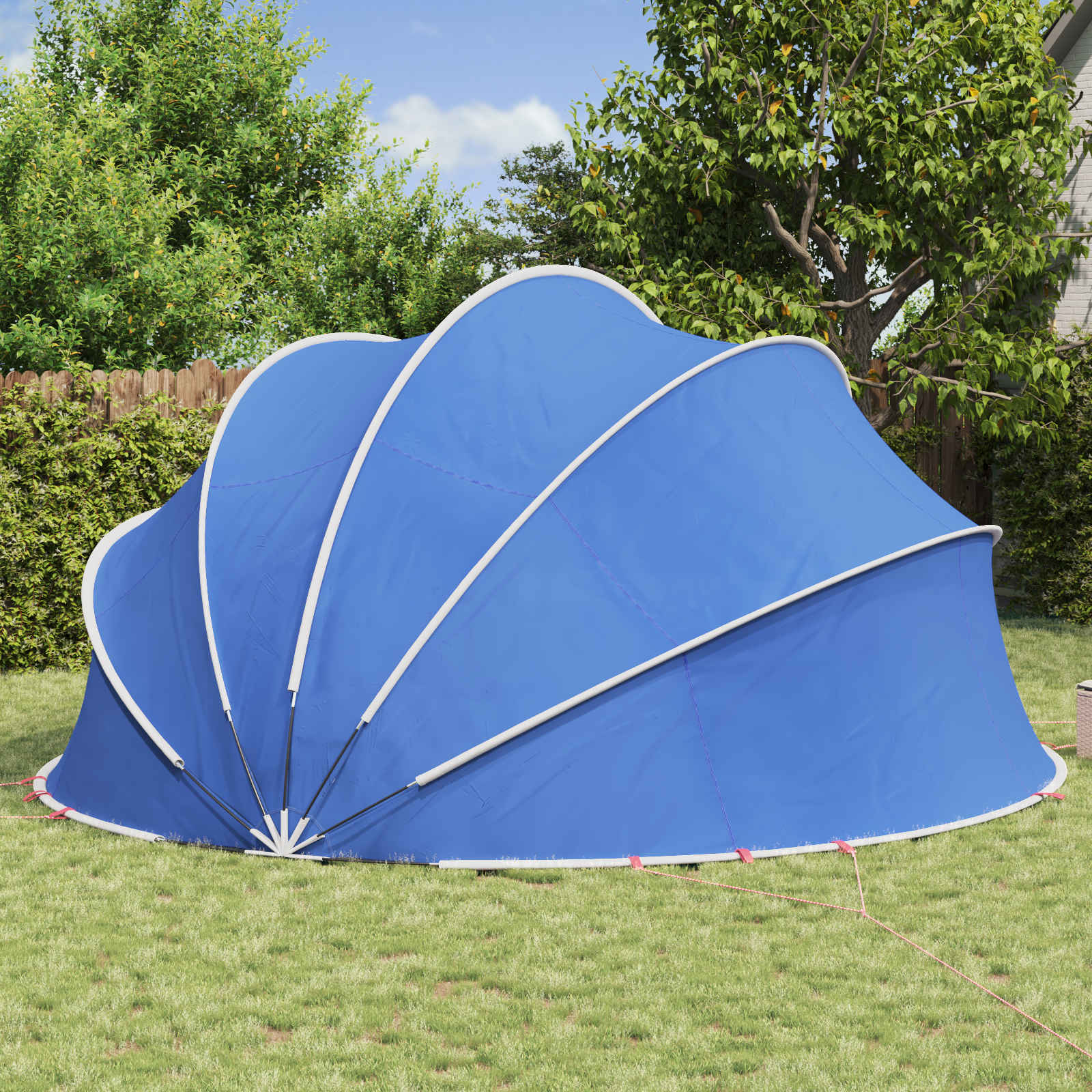 Pool-Dome 546 x 516 x 250 cm 185T Polyester mit PU-Beschichtung