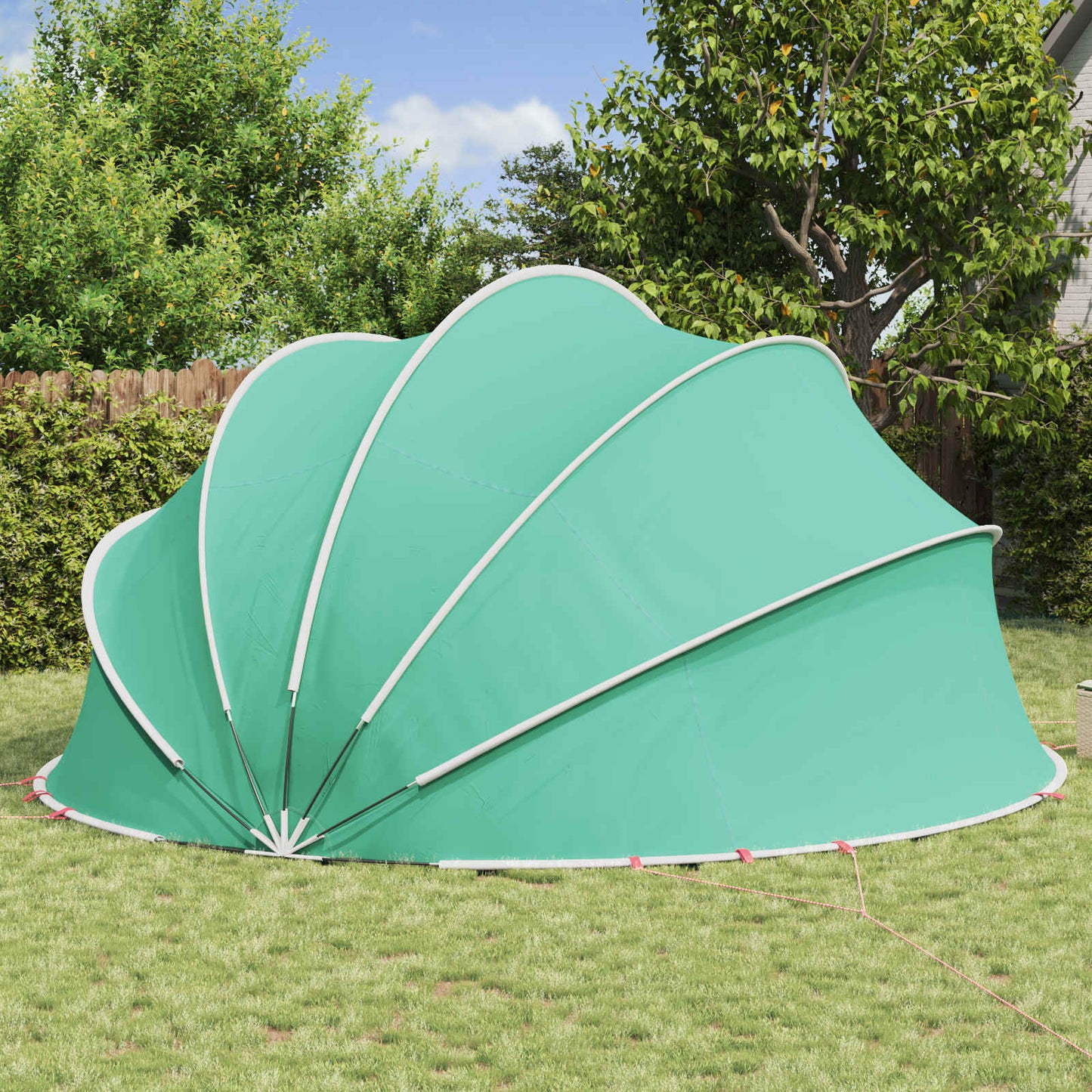 Pool-Dome 546 x 516 x 250 cm 185T Polyester mit PU-Beschichtung