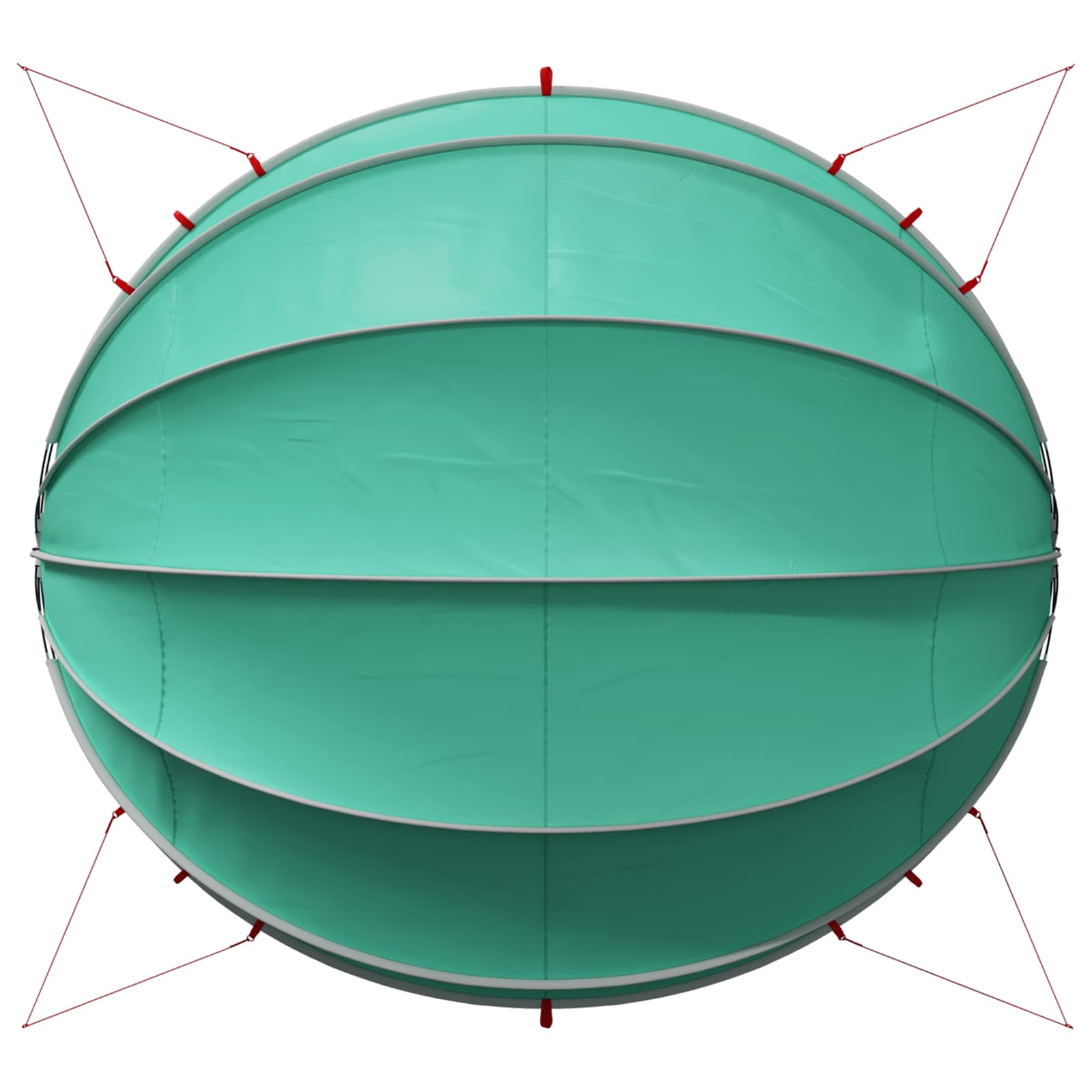 Pool-Dome 546 x 516 x 250 cm 185T Polyester mit PU-Beschichtung