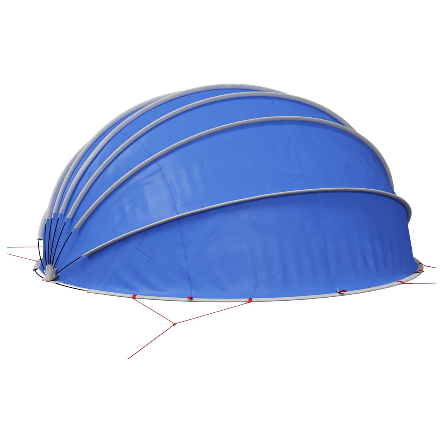 Pool-Dome 592 x 590 x 275 cm 185T Polyester mit PU-Beschichtung