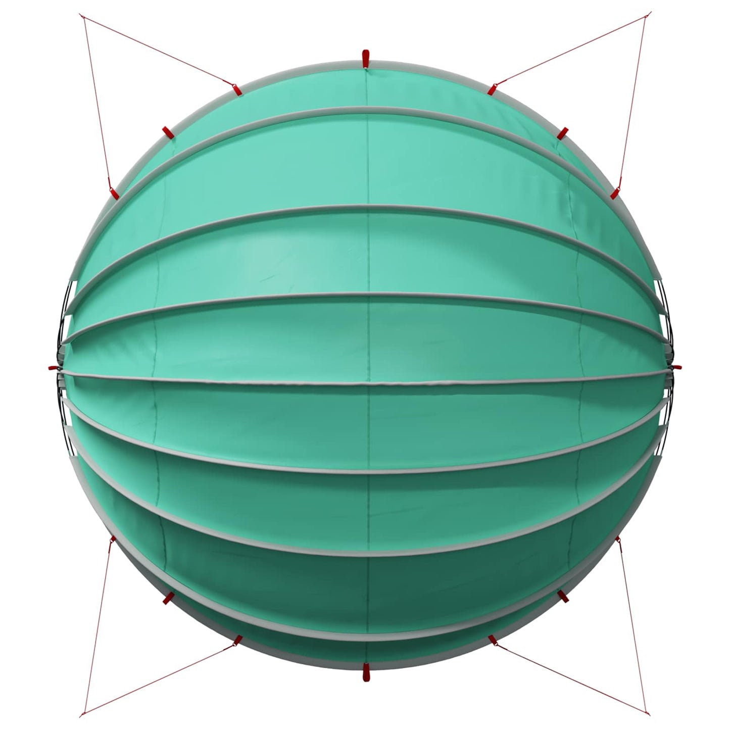 Pool-Dome 592 x 590 x 275 cm 185T Polyester mit PU-Beschichtung