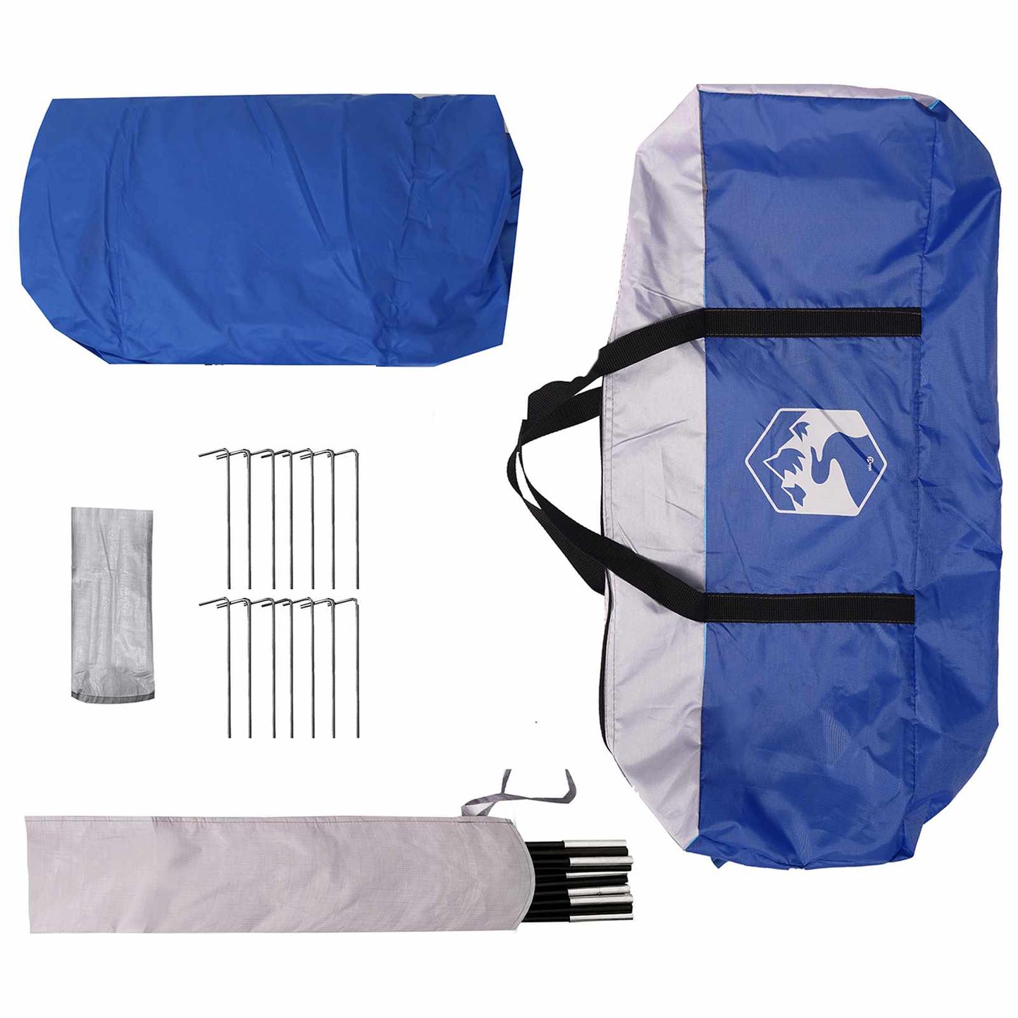 Poolzelt Kuppel 538 x 440 x 204 cm Azure Blau