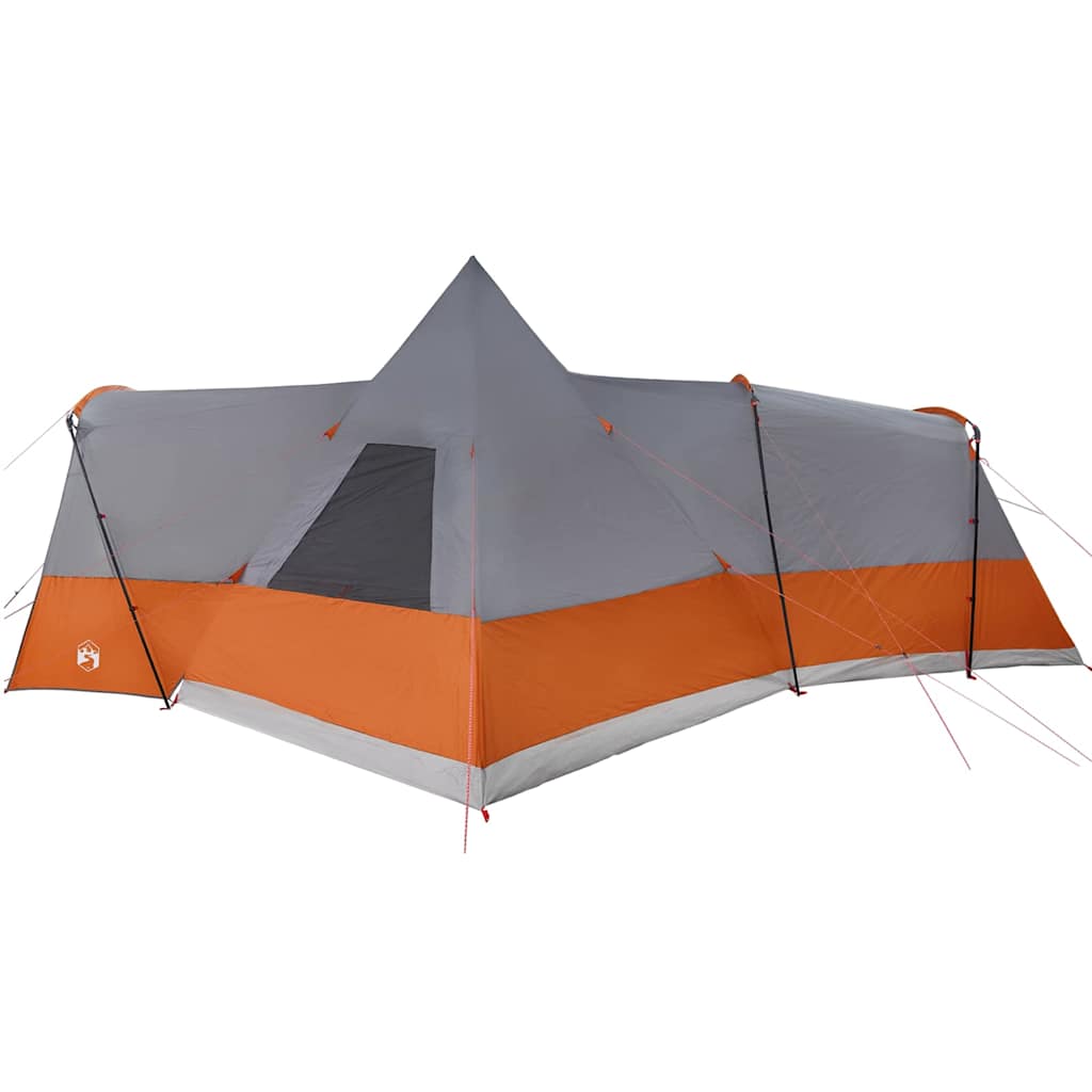 Teepee Zelt für 8 Personen 8 Personen Grau und Orange