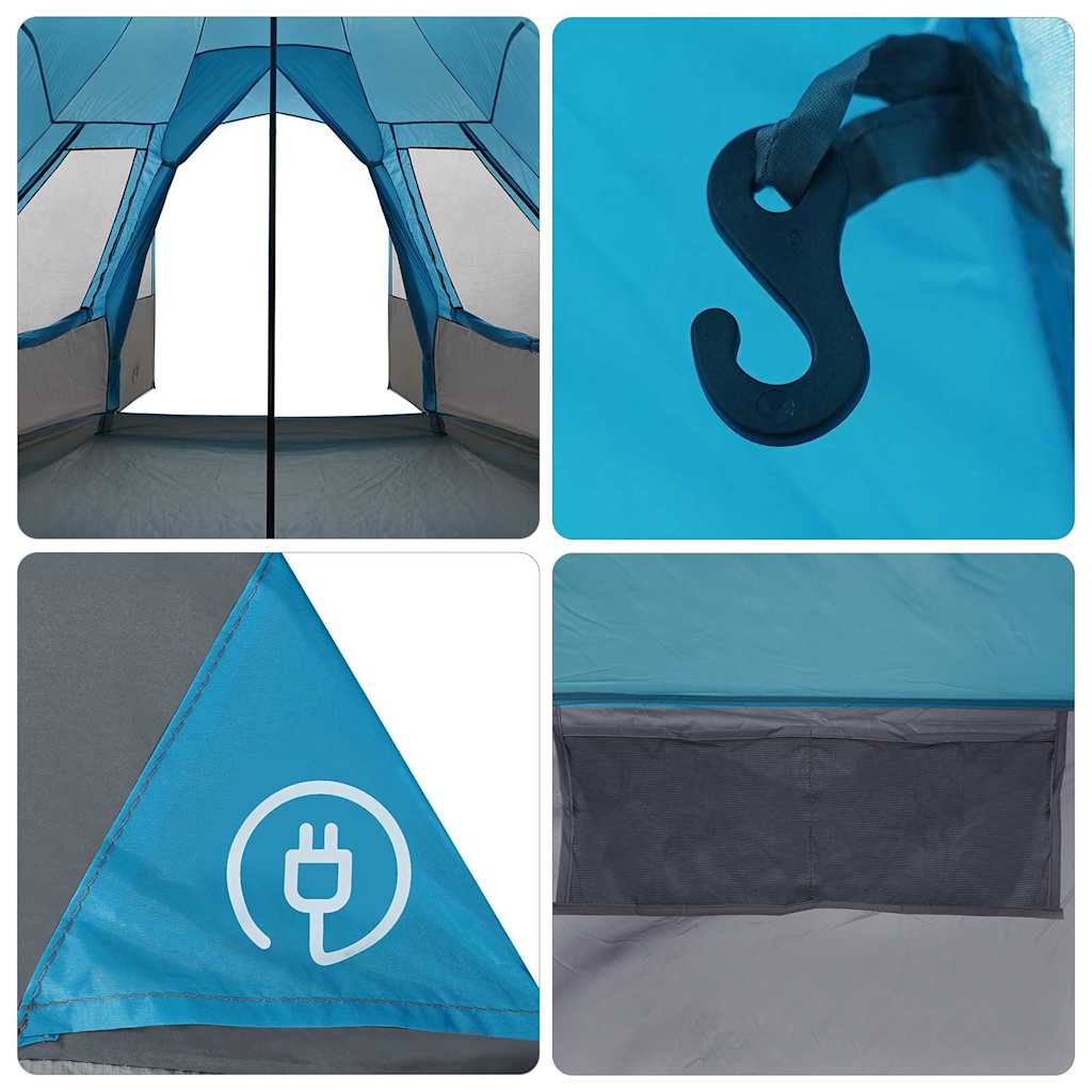 Teepee Zelt für 5 Personen 5 Personen Blau