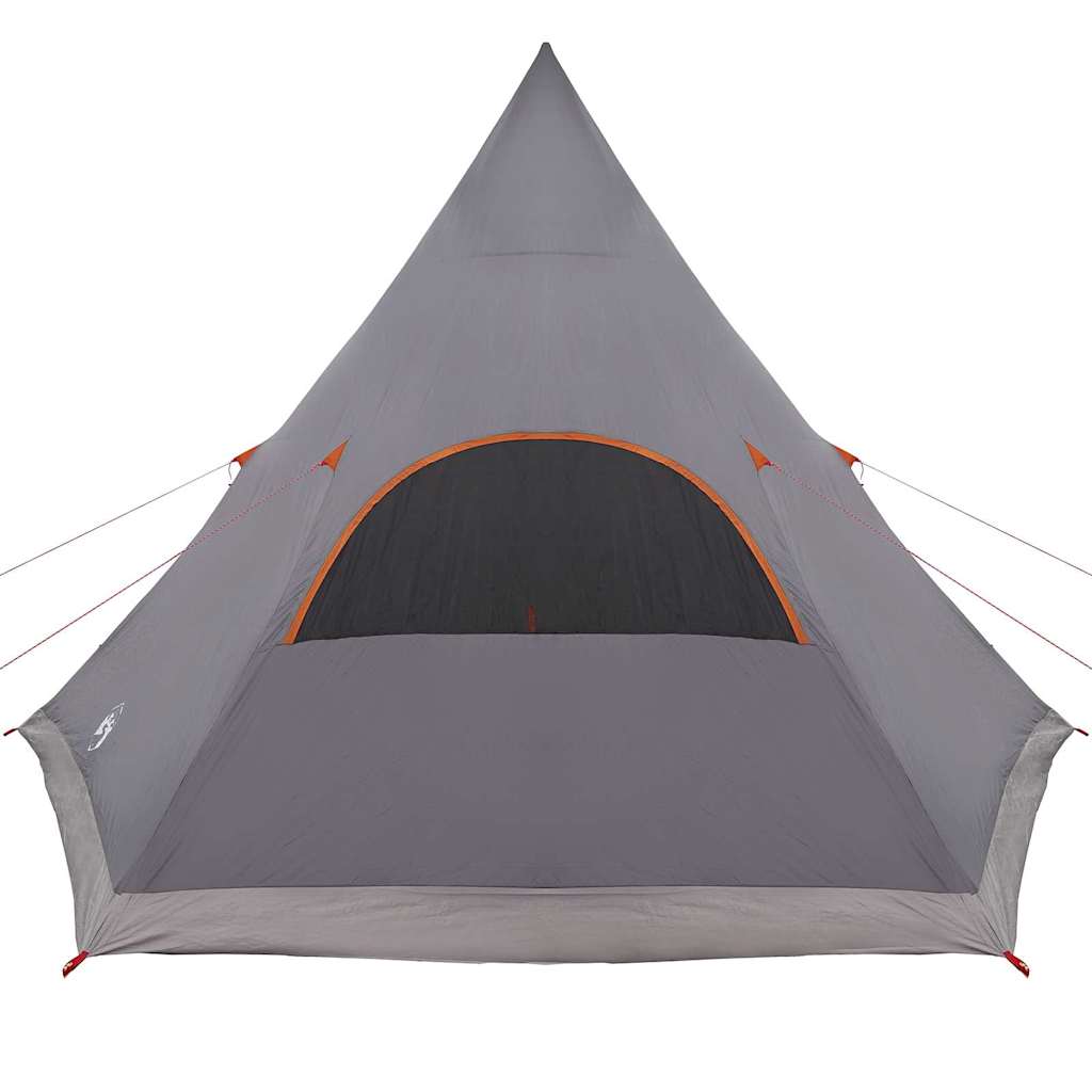 Teepee Zelt für 5 Personen 5 Personen Grau und Orange