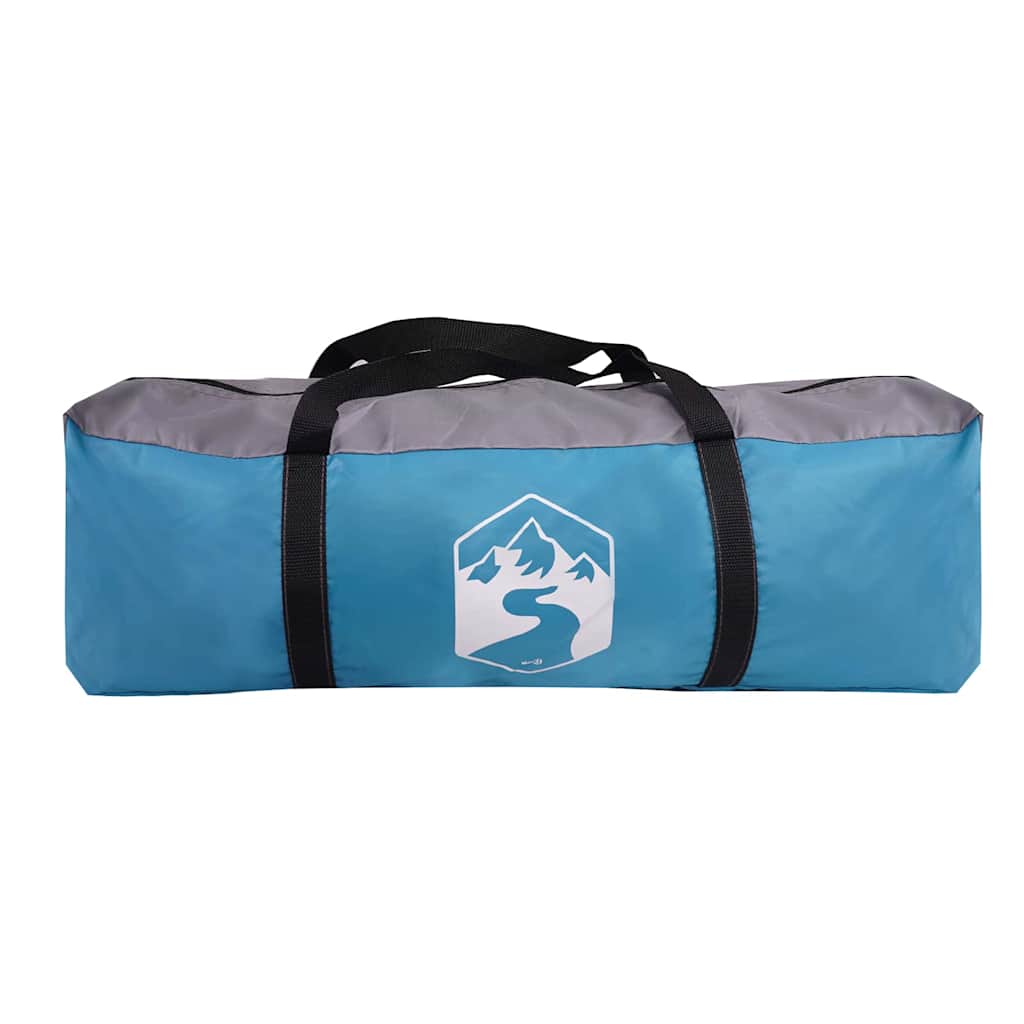 Tunnelzelt für 8 Personen mit Dach Blau 710 x 460 x 245 cm