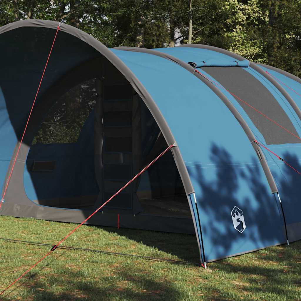 Tunnelzelt für 8 Personen mit Dach Blau 710 x 460 x 245 cm