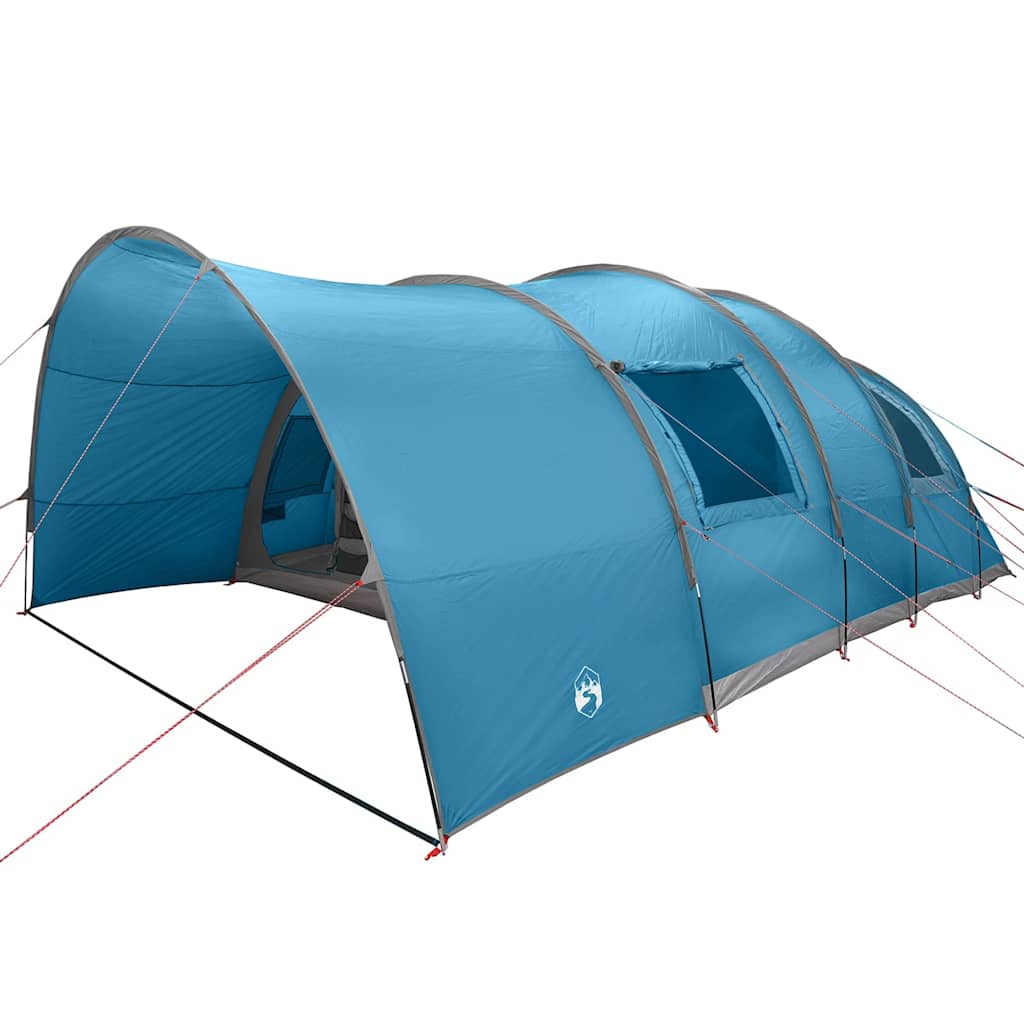 Tunnelzelt für 8 Personen mit Dach Blau 710 x 460 x 245 cm