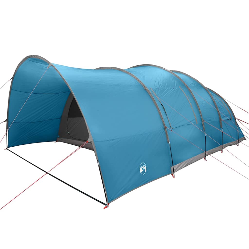 Tunnelzelt für 8 Personen mit Dach Blau 710 x 460 x 245 cm