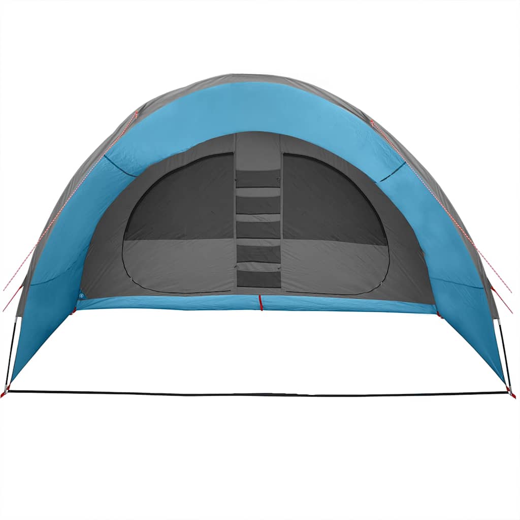 Tunnelzelt für 8 Personen mit Dach Blau 710 x 460 x 245 cm