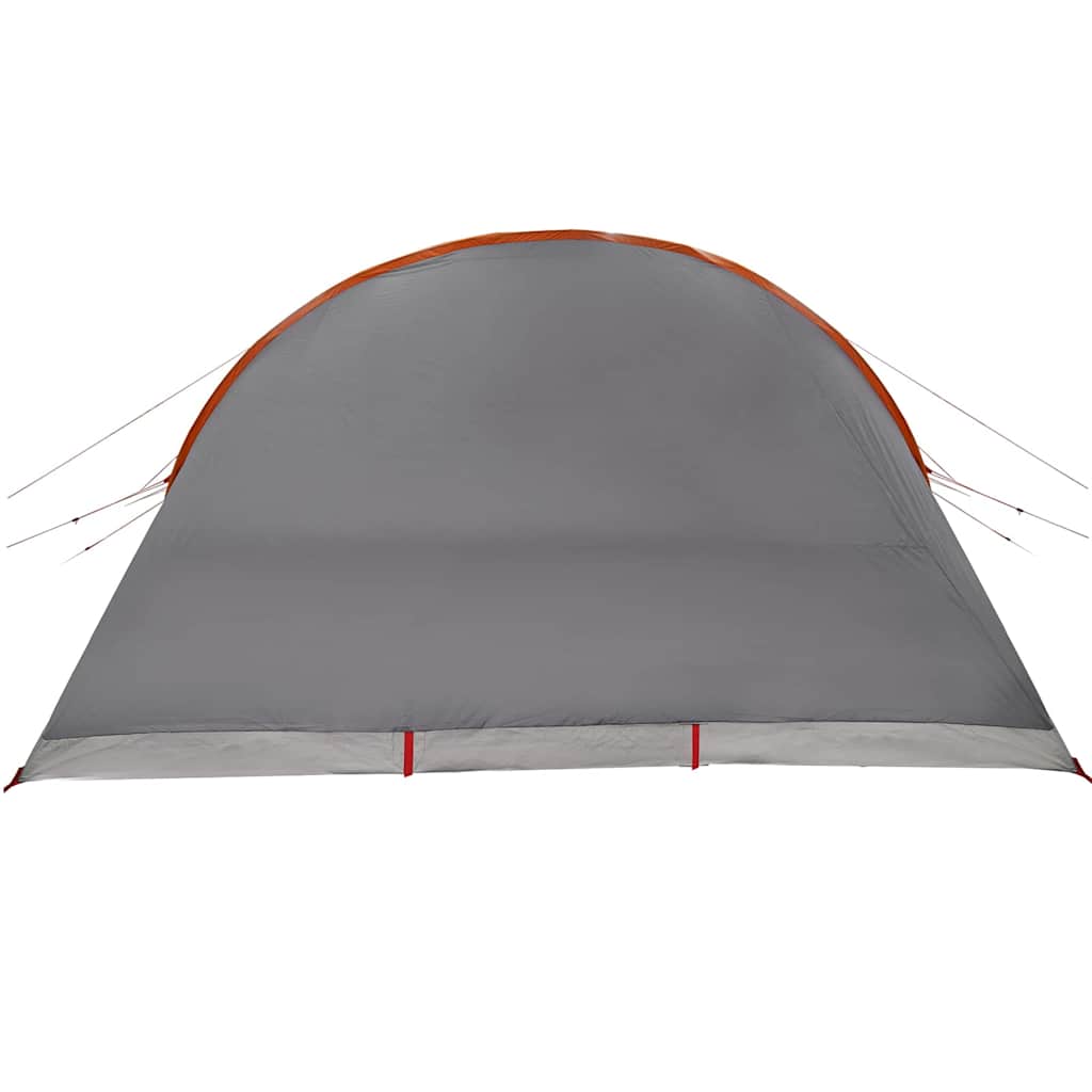 Tunnelzelt für 8 Personen Grau und Orange 710 x 460 x 245 cm