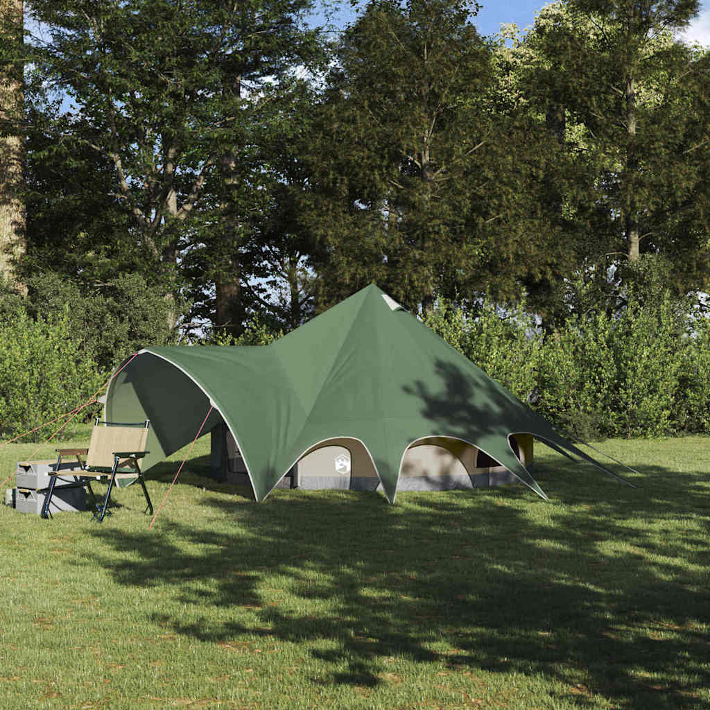 Teepee Zelt für 3 Personen 3 Personen Grün und Grau