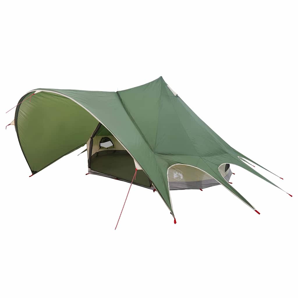 Teepee Zelt für 3 Personen 3 Personen Grün und Grau
