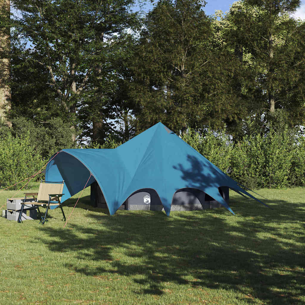 Teepee Zelt für 3 Personen 3 Personen Blau und Grau