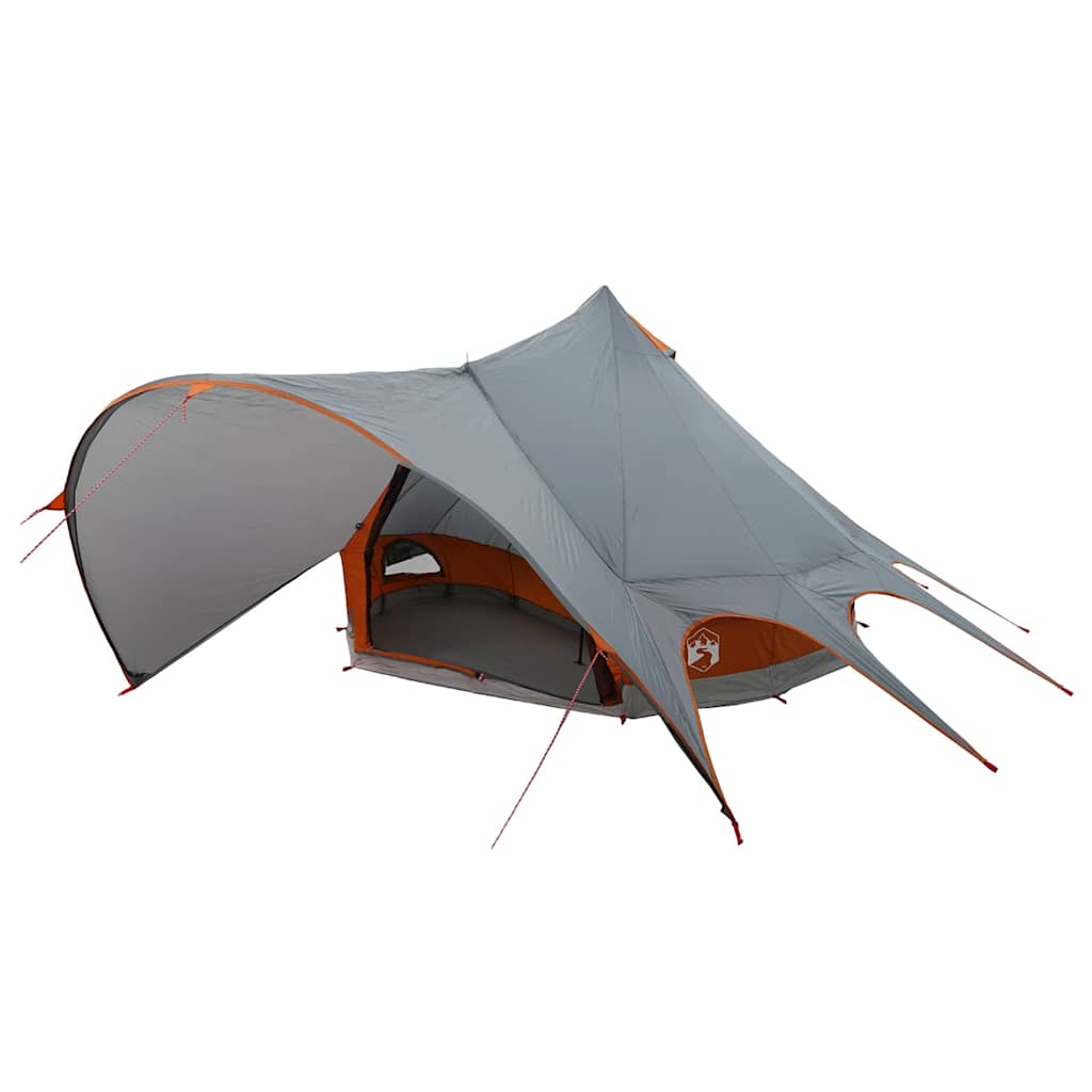 Teepee Zelt für 3 Personen 3 Personen Grau und Orange