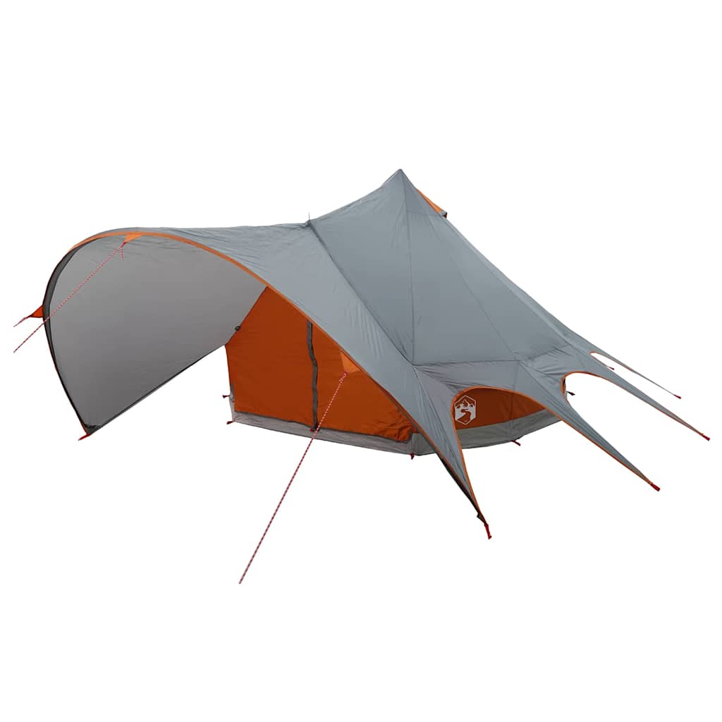 Teepee Zelt für 3 Personen 3 Personen Grau und Orange
