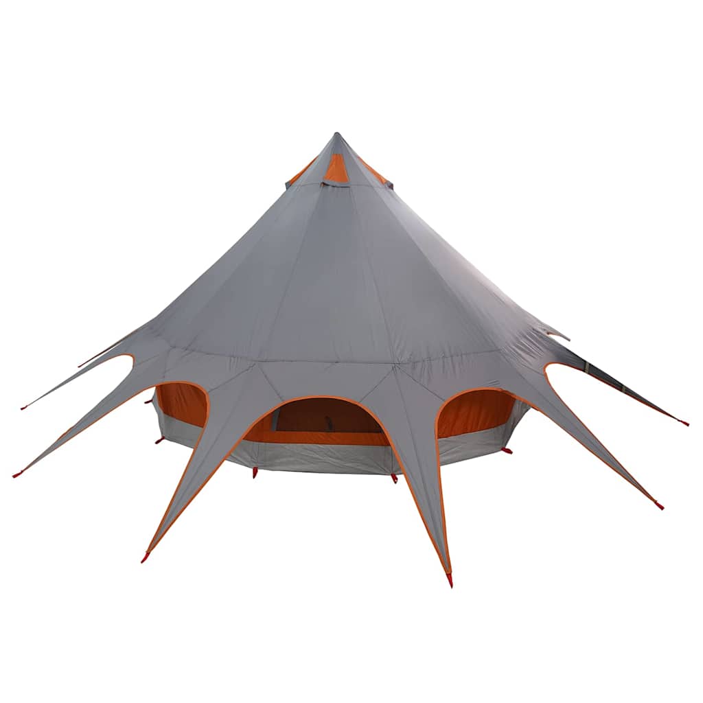 Teepee Zelt für 3 Personen 3 Personen Grau und Orange