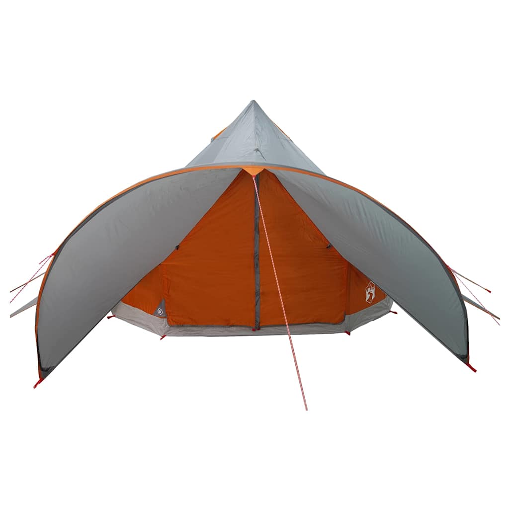 Teepee Zelt für 3 Personen 3 Personen Grau und Orange