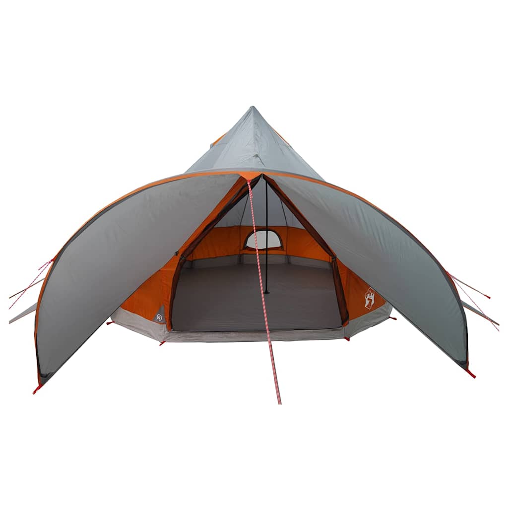 Teepee Zelt für 3 Personen 3 Personen Grau und Orange