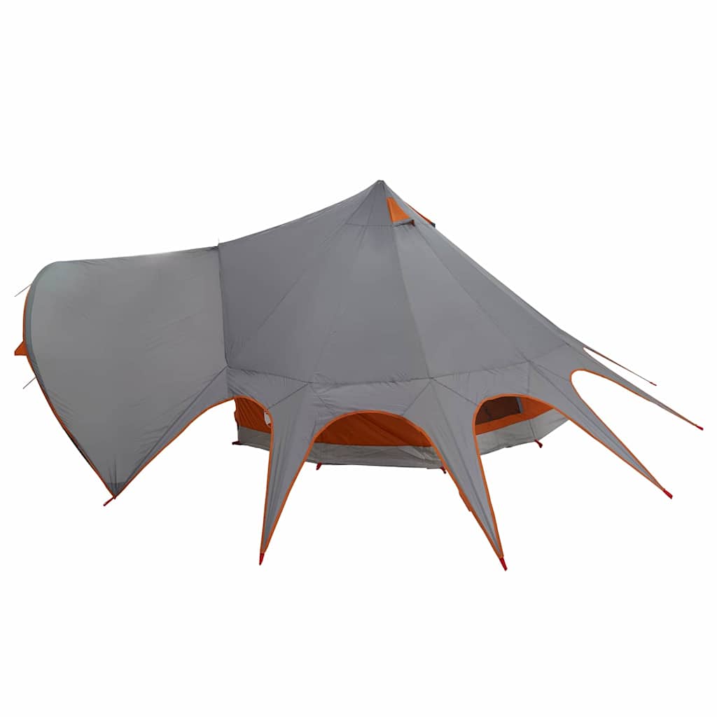 Teepee Zelt für 3 Personen 3 Personen Grau und Orange