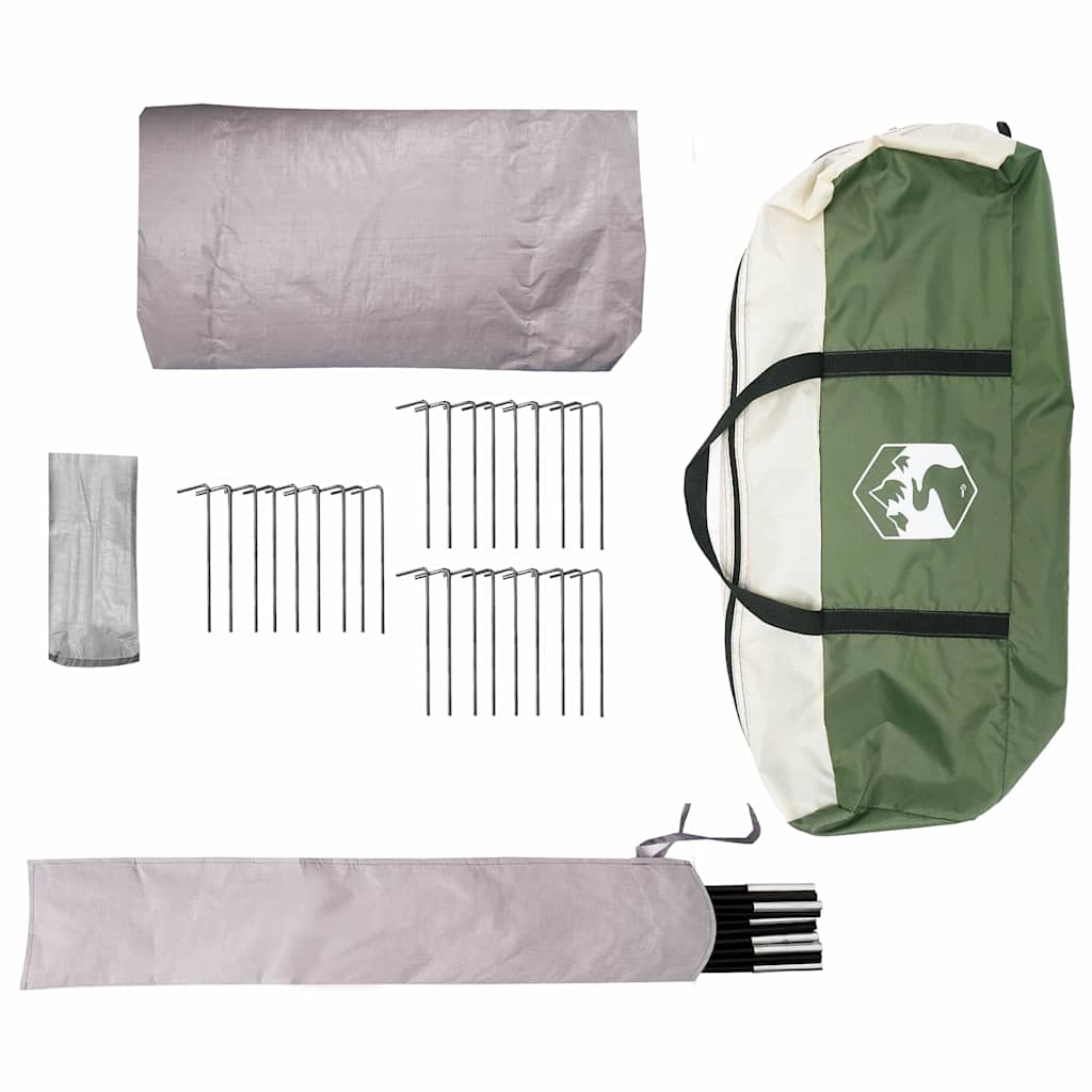 Teepee Zelt für 5 Personen 5 Personen Grün und Grau