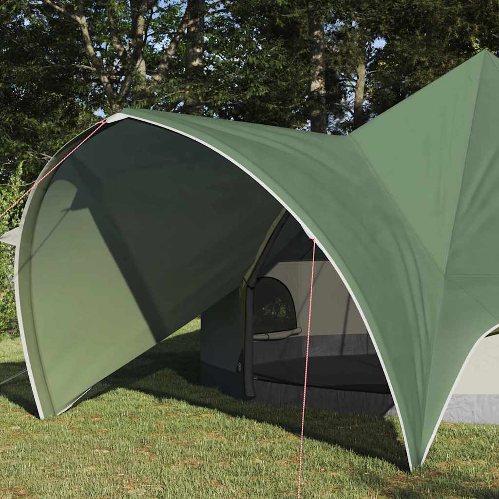 Teepee Zelt für 5 Personen 5 Personen Grün und Grau
