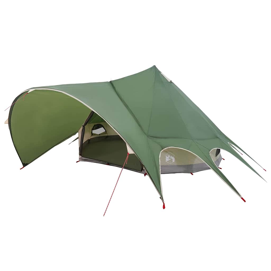 Teepee Zelt für 5 Personen 5 Personen Grün und Grau