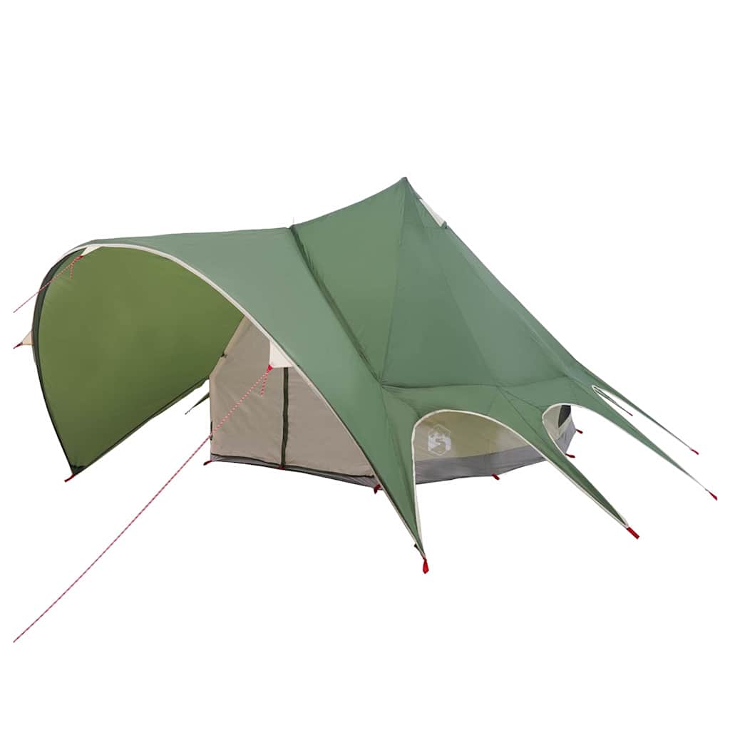 Teepee Zelt für 5 Personen 5 Personen Grün und Grau