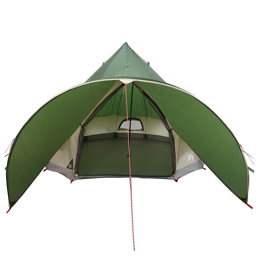 Teepee Zelt für 5 Personen 5 Personen Grün und Grau