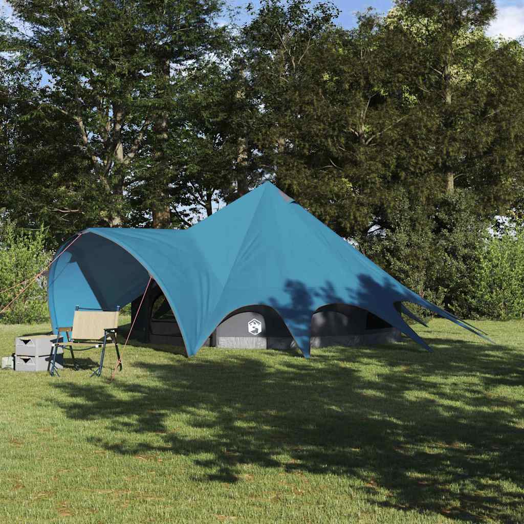 Teepee Zelt für 5 Personen 5 Personen Blau und Grau